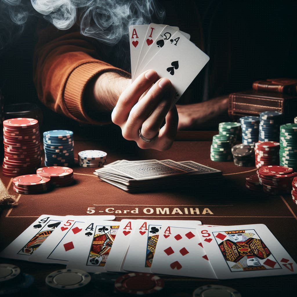 5-Card Omaha is a dynamic and exciting variation of the popular poker game Omaha Hold'em.